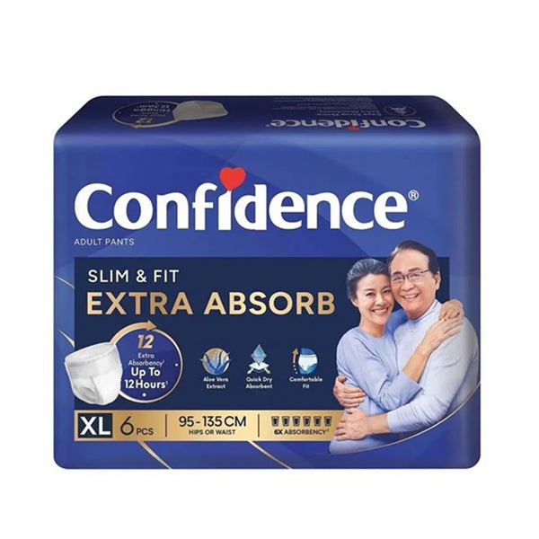 Confidence Absorb Pants Adult Diapers Extra Large 6sheets