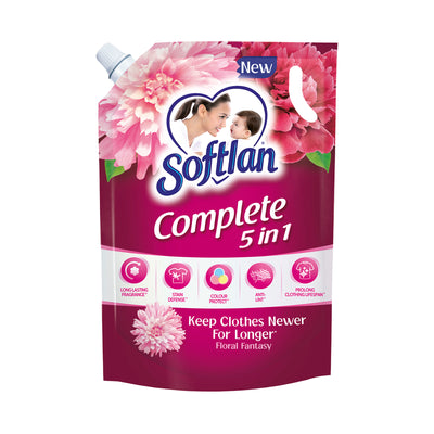 Softlan Complete Floral Scent Fabric Softener Refill 1.3L