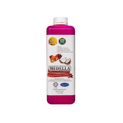Medella Red Palm and Coconut Cooking Oil 1L