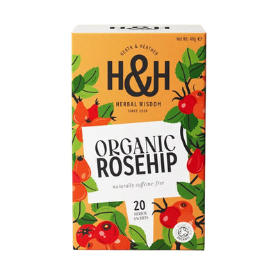 Heath and Heather Organic Rosehip Tea 20pcs/pack