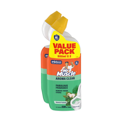 Mr Muscle Toilet Bowl Cleaner Bot 500ml x 2