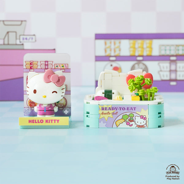 (Exclusive) Hello Kitty Ready-to-eat Rice Set - Sanrio Konbini Building Blocks 1set (highest price)