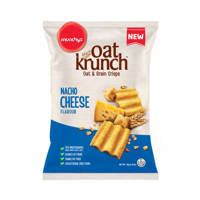 Oat Krunch Oat & Grain Crisps Nacho Cheese 70g