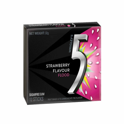 5 Gum Strawberry Box 32g