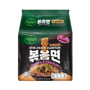 Bibigo Stir-Fried Ramyun Smoky K-Chicken 122g x 4