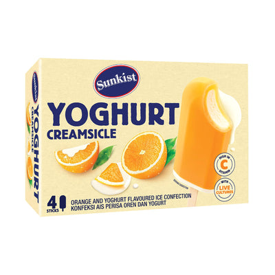Sunkist Creamsicle Yogurt Ice Cream Multipack 65ml x 4
