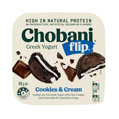 Chobani Flip Cookies & Cream Yogurt 140g