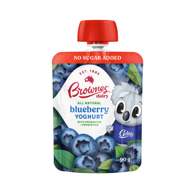 Brownes Blueberry Yogurt Pouch 90g