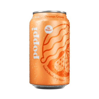 Poppi Soda Orange Creme 355ml