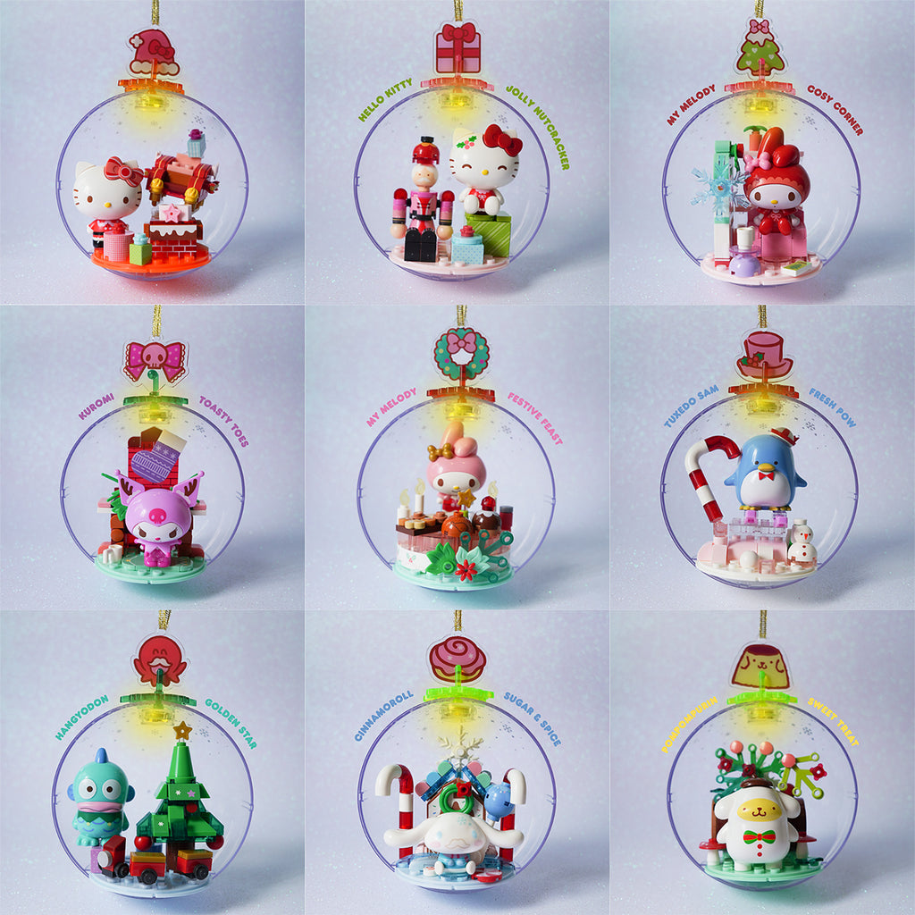 Sanrio Festive Bubbles Building Blocks Ornament Blind Box 300g