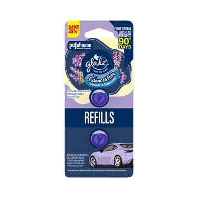 Glade Vent Clip Lavender and Sandalwood Refill 2ml x 2