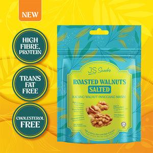 JS Snacks Roasted & Salted Walnuts 80g