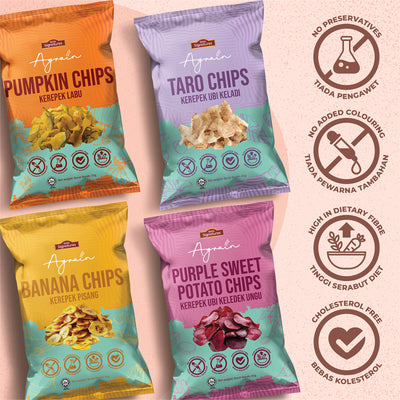 Grab Signatures x Agrain Taro Chips 45g