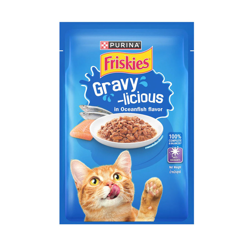 Friskies Cat Gravy Ocean Fish Pouch 70g