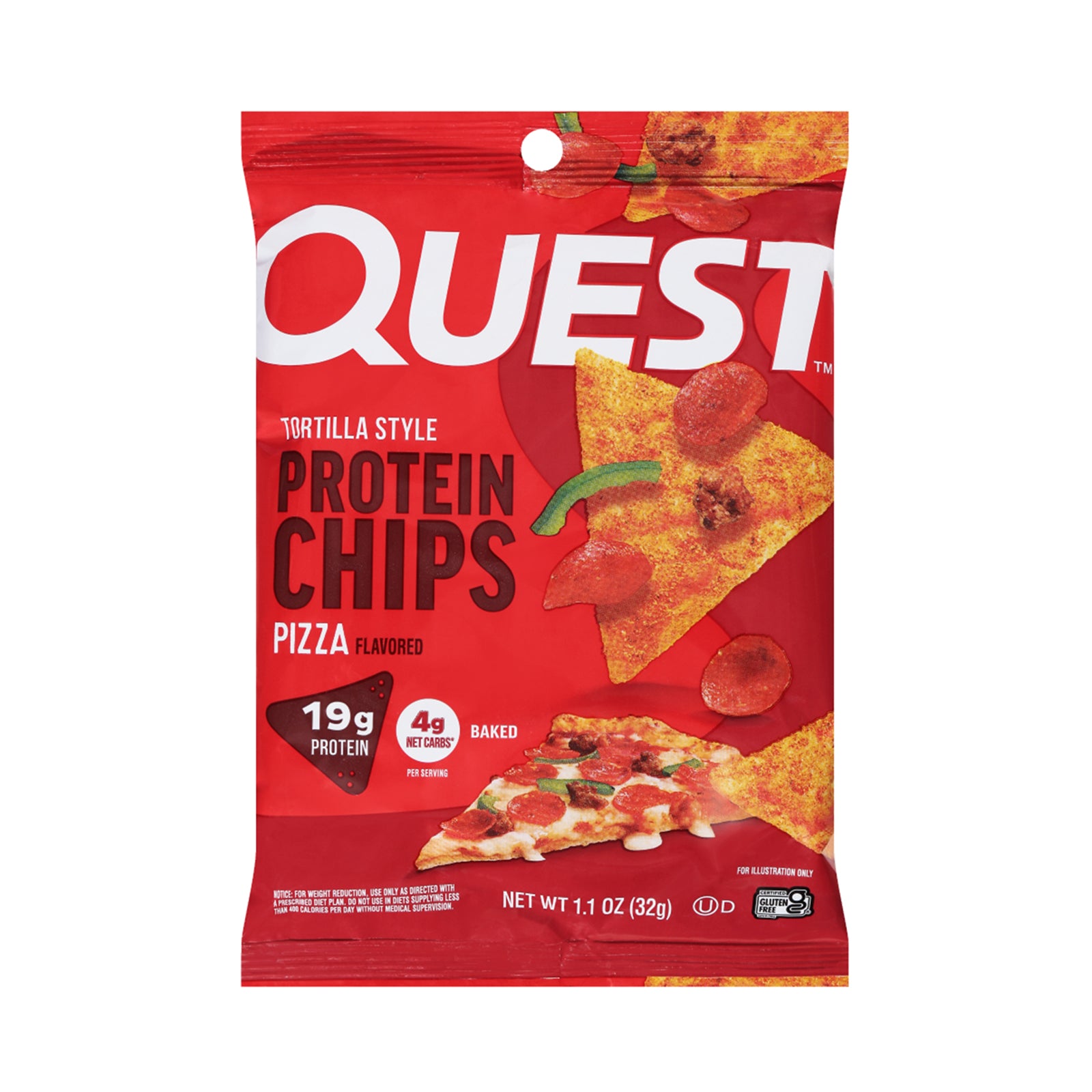 Quest Tortilla Pizza Protein Chips 32g
