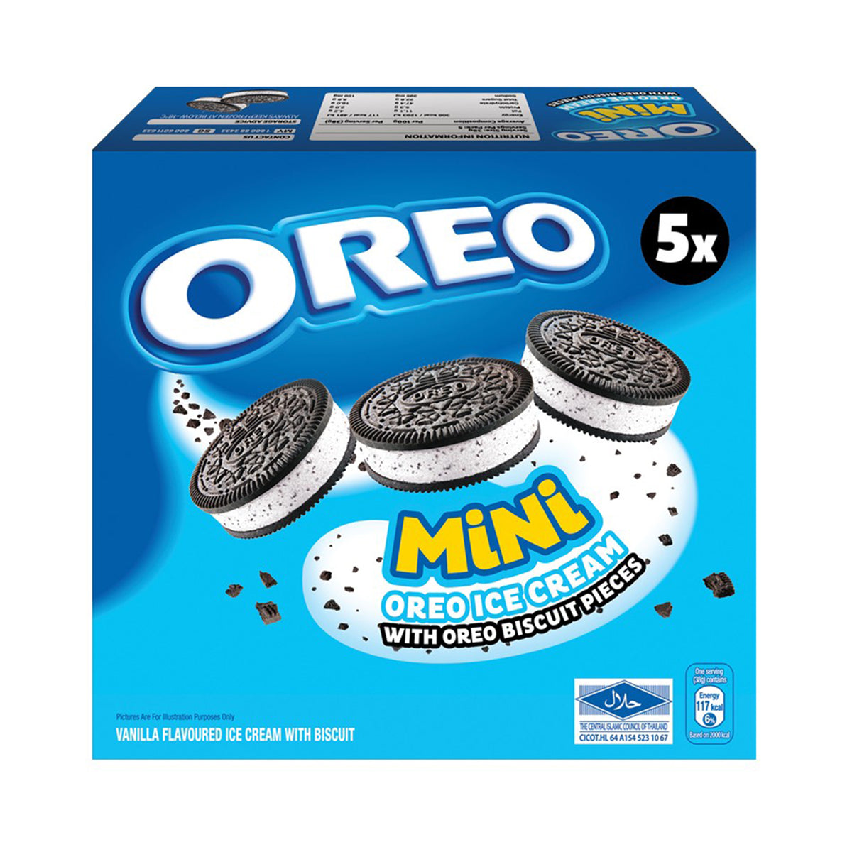 Nestle Oreo Mini Sandwich Ice Cream Multipack 38g x 5