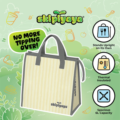Skipiyaya Lunch Bag - Beige