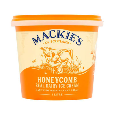 Mackie's Honeycomb Ice Cream Tub 1L