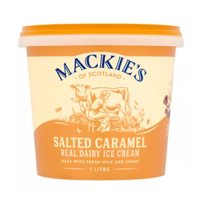 Mackie's Salted Caramel Ice Cream Tub 1L