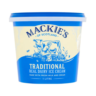 Mackie's Traditional Real Dairy Ice Cream Tub 1L