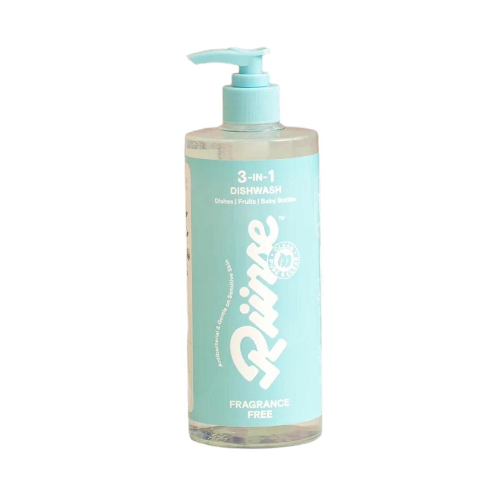 Rinse 3 in 1 Dishwashing Liquid Fragrance Free 600ml