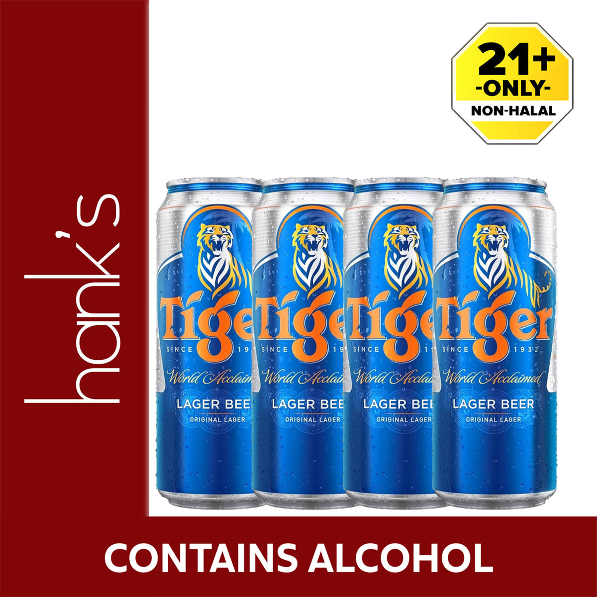 Tiger Beer (Can) 490ml
