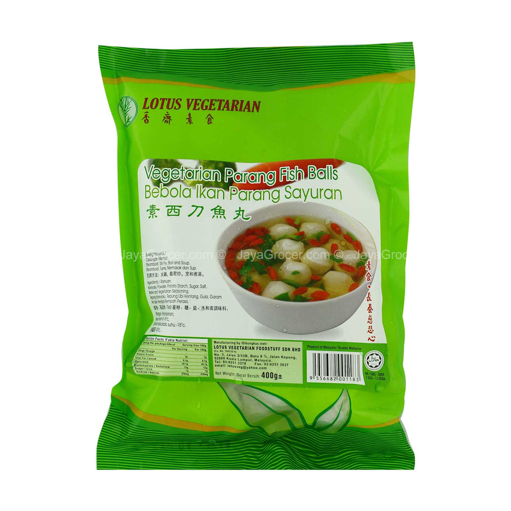 Lotus Vege Parang Fish Balk 400g