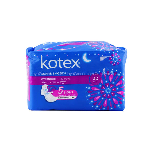 Kotex Soft and Smooth Extra Long 32cm 12sheet/pack