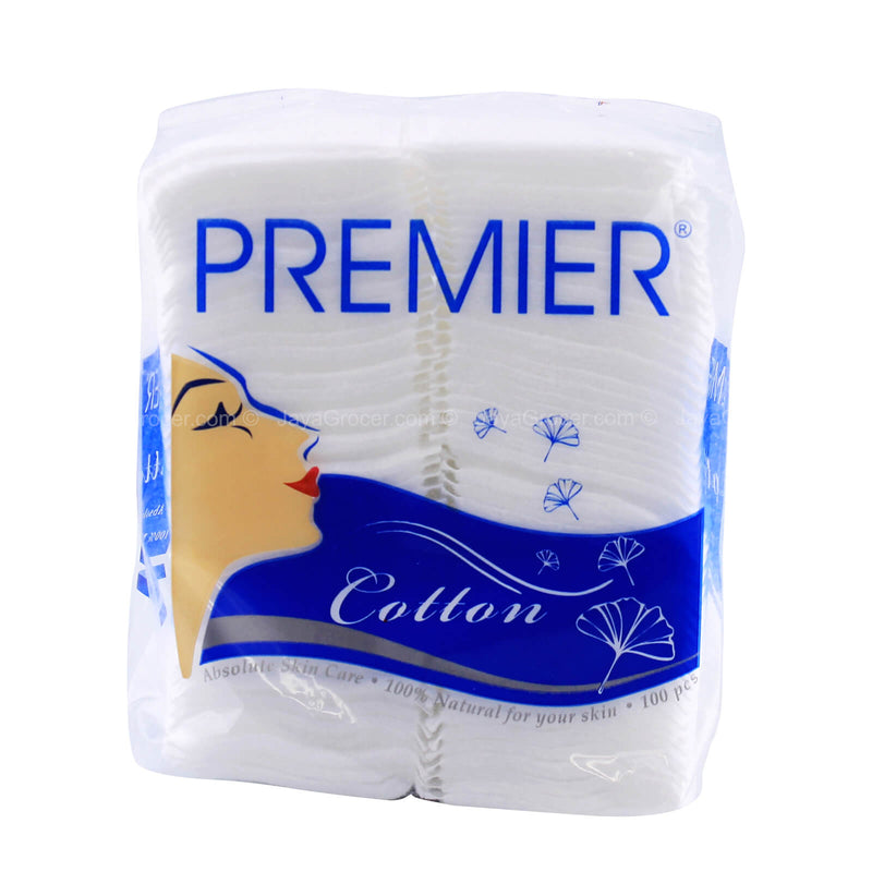 Premier Facial Cotton Pads 100pcs