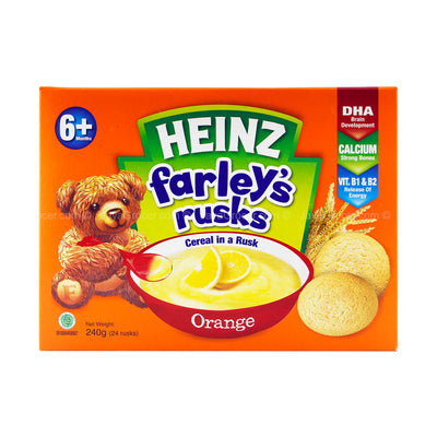 Heinz Farleys Cereal in A Rusk Orange Flavour 240g