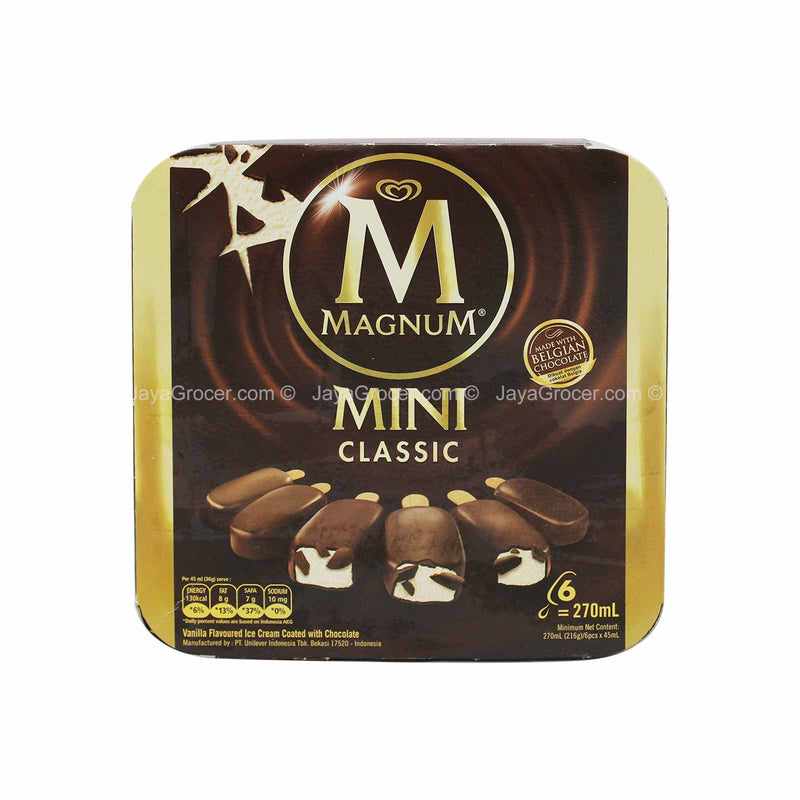 Magnum Mini Classic Ice Cream 45ml x 6