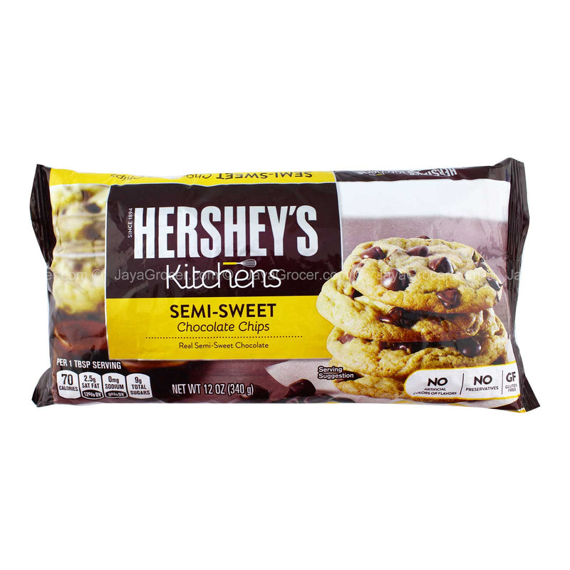 Hersheys Semi-Sweet Chocolate Chips 340g