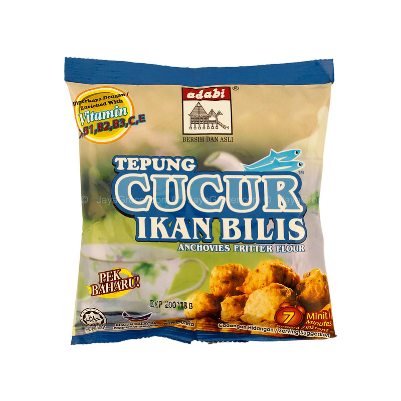 Adabi Tepung Cucur Ikan Bilis (Anchovy Fritter Flour Mix) 200g