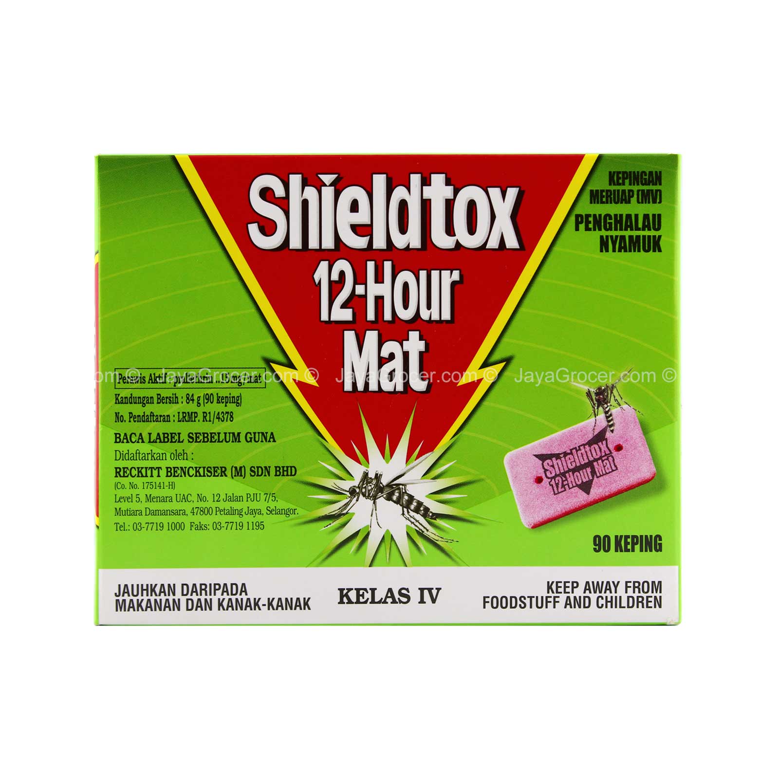 Shieldtox 12-Hour Mat Mosquito Repellent 90pcs