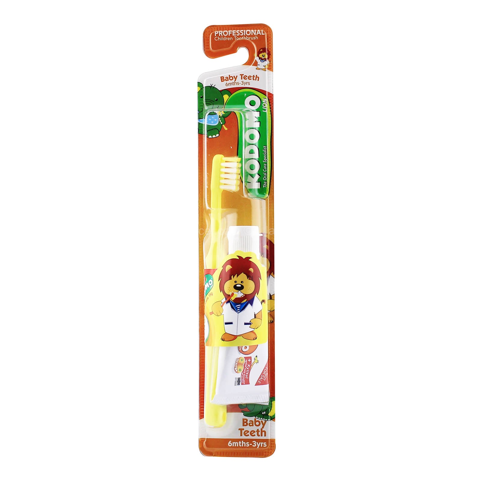 Kodomo Lion Pro Children’s Toothbrush (1-3yrs) 1pc
