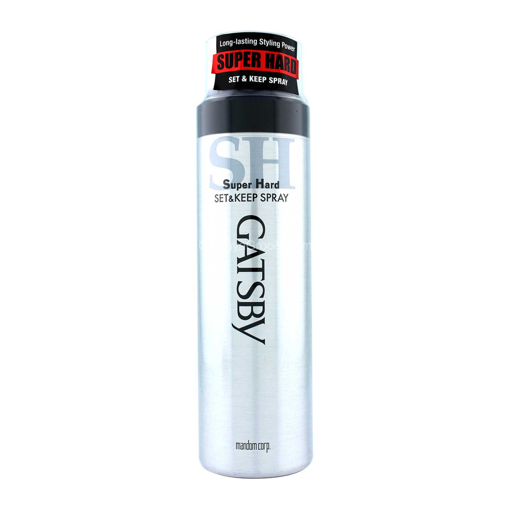 Gatsby Set and Keep Hair Spray (Super Hard) 180g