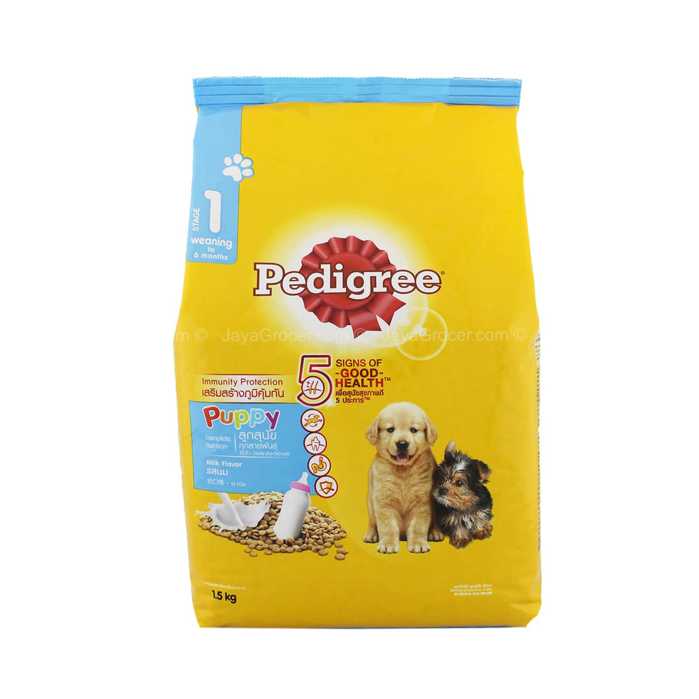 Pedigree Puppy Stage 1 Weaning Formula Milk Flavor Dog Food 1.5kg