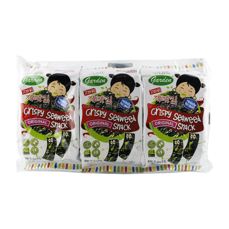 Garden Original Crispy Seaweed Snack 6g x 3