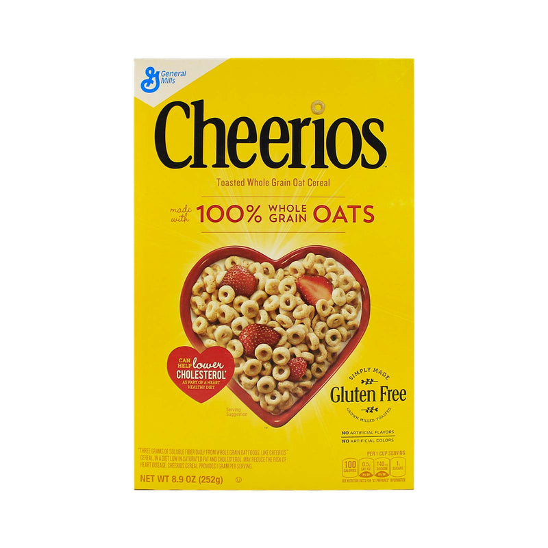 General Mills Cheerios Whole Grain Oats Cereal 252g