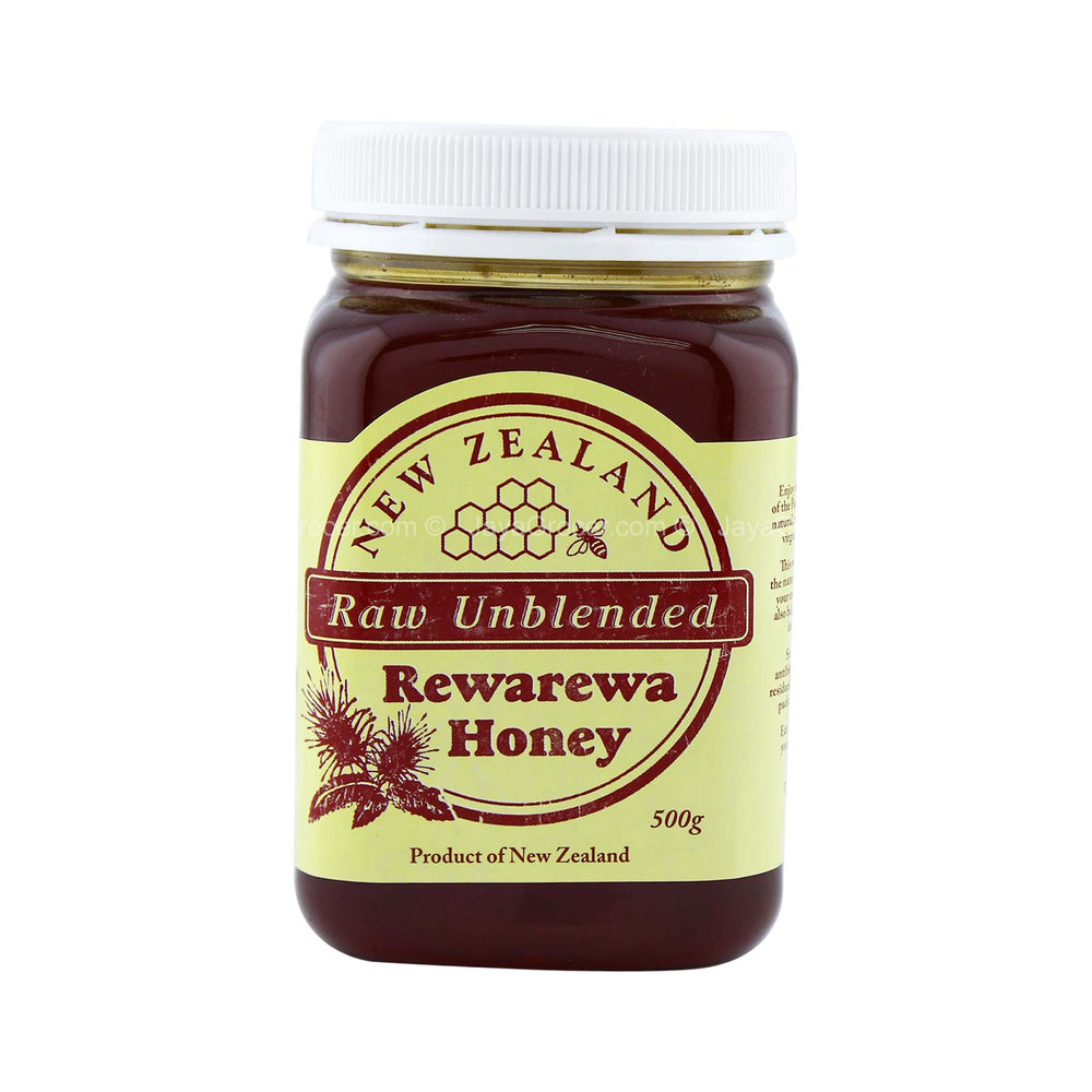 New Zealand Rewarewa Raw Honey 500g