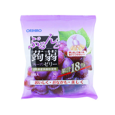 Origiro Purunto Konnyaku Jelly Grape Flavour 20g x 6