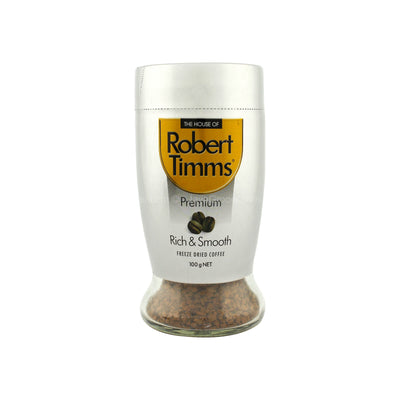 The House of Robert Timms Premium Rich & Smooth Freeze Dried Coffee 100g
