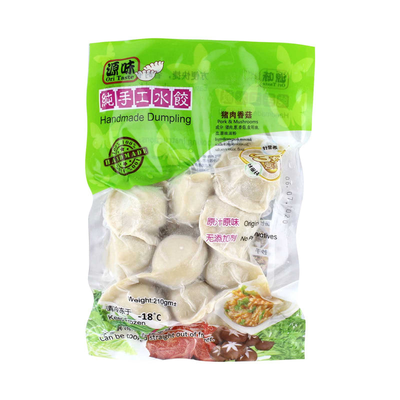 Ori Taste Handmade Dumpling Pork and Mushrooms 210g