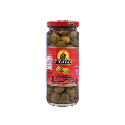 FIGARO PITTED GREEN OLIVES 340G*1