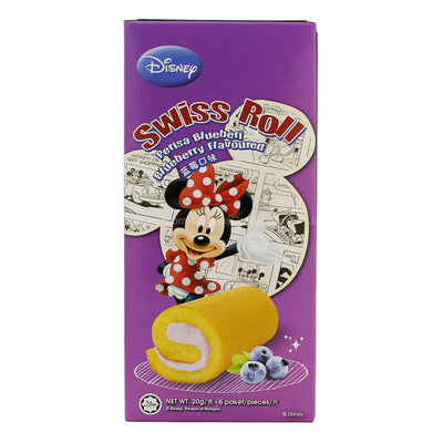 Disney Blueberry Flavoured Swiss Roll 20g x 6