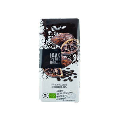 Meybona Organic 72% Dark Chocolate 100g