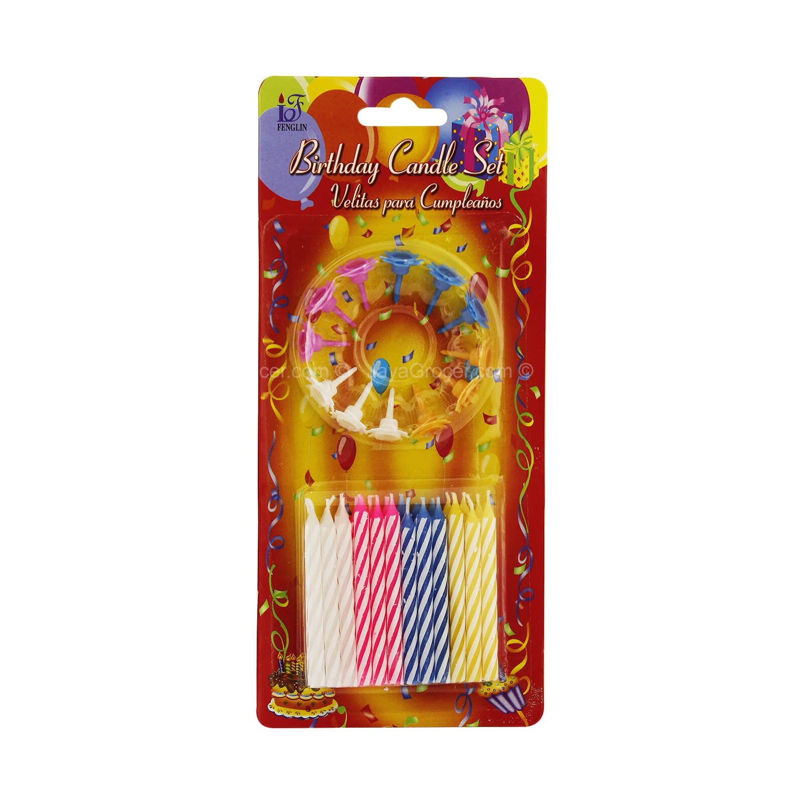 Fenglin Birthday Candle Set 24pcs