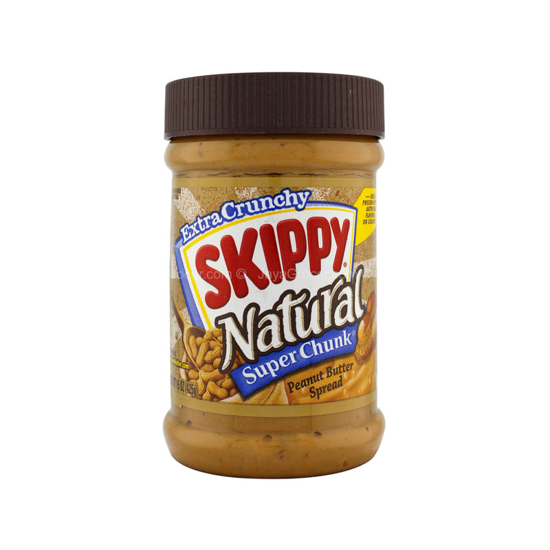 Skippy Natural Super Chunk Peanut Butter Spread 425g