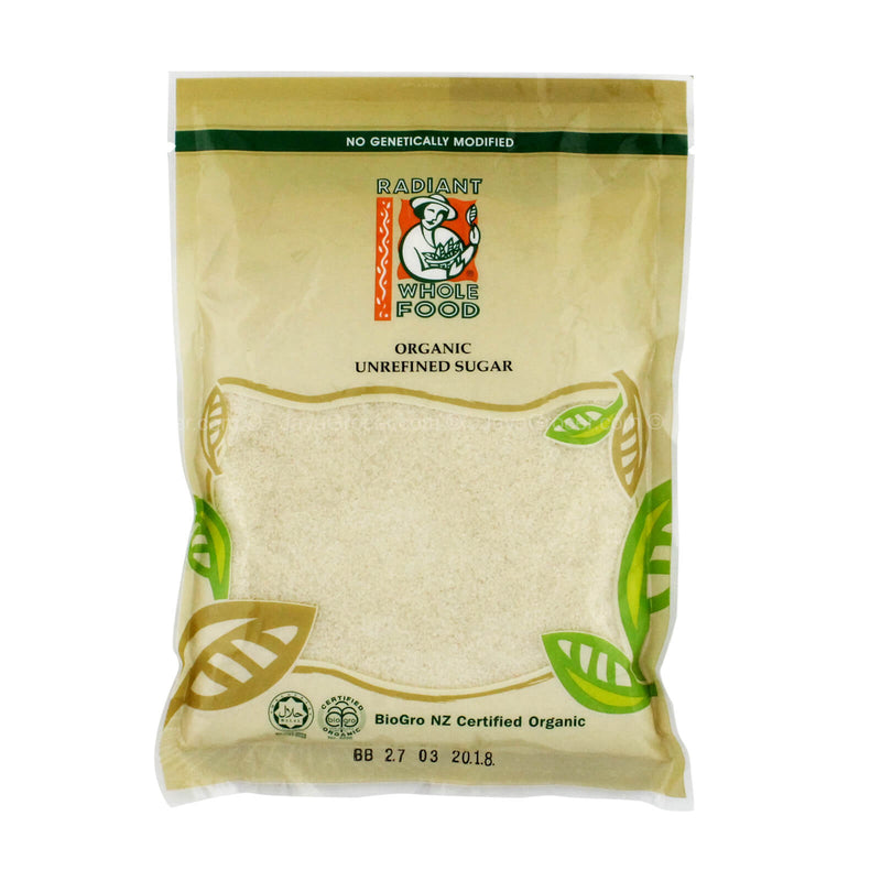 Radiant Organic Unrefined Sugar 500g