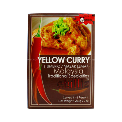 Chilliz Yellow Curry Paste 200g